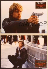 4b565 DEVIL'S OWN 12 German LCs '97 great images of Harrison Ford & Brad Pitt!