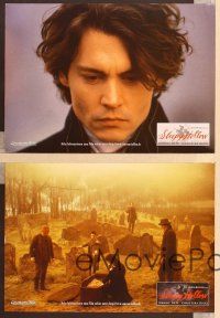 4b610 SLEEPY HOLLOW 4 German LCs '99 Johnny Depp & Christina Ricci, directed by Tim Burton!