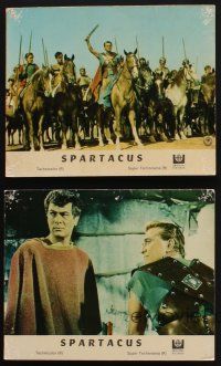 4b603 SPARTACUS 5 German LCs '61 Kubrick, Kirk Douglas, Charles Laughton & Jean Simmons!