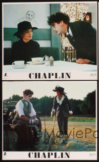 4b517 CHAPLIN 8 Mexican LC '92 Geraldine Chaplin, great images of Robert Downey Jr. as Charlie!