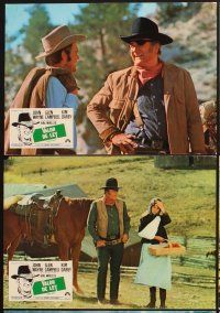 4b496 TRUE GRIT 12 Spanish LCs '69 John Wayne as Rooster Cogburn, Kim Darby, Glen Campbell