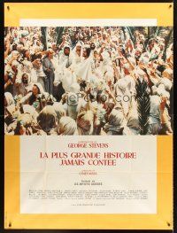 4c121 GREATEST STORY EVER TOLD French 1p '65 George Stevens, Max von Sydow as Jesus!