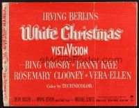 4c098 WHITE CHRISTMAS pressbook '54 Bing Crosby, Danny Kaye, Clooney, Vera-Ellen, in VistaVision!