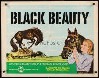 4d048 BLACK BEAUTY 1/2sh R66 Mona Freman tries to tame wild stallion!