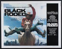 4d050 BLACK RODEO 1/2sh '72 Muhammad Ali, Woody Strode, black cowboy on horse in city image!