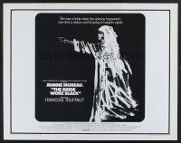4d066 BRIDE WORE BLACK 1/2sh '68 Francois Truffaut's La Mariee Etait en Noir, Jeanne Moreau!
