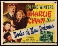 4d130 DOCKS OF NEW ORLEANS 1/2sh '48 Roland Winters as Charlie Chan, Mantan Moreland!