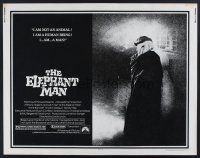 4d138 ELEPHANT MAN 1/2sh '80 John Hurt is not an animal, Anthony Hopkins, directed by David Lynch!