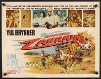 4d143 ESCAPE FROM ZAHRAIN 1/2sh '62 Yul Brynner, Sal Mineo, Jack Warden, desert thriller!