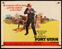4d159 FORT UTAH 1/2sh '66 Virginia Mayo, cowboy John Ireland vowed to kill no more!