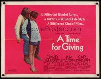4d165 GENERATION 1/2sh '70 David Janssen, very pregnant Kim Darby, A Time for Giving!