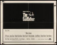 4d174 GODFATHER int'l 1/2sh '72 Marlon Brando & Al Pacino in Francis Ford Coppola crime classic!