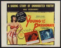 4d212 I VITELLONI 1/2sh '57 Federico Fellini's The Young & The Passionate, uninhibited youth!