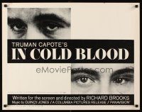 4d216 IN COLD BLOOD 1/2sh '68 Richard Brooks directed, Robert Blake, novel by Truman Capote!