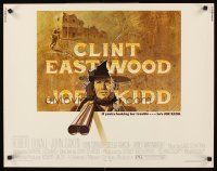 4d226 JOE KIDD 1/2sh '72 cool art of Clint Eastwood pointing double-barreled shotgun!