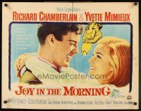 4d231 JOY IN THE MORNING 1/2sh '65 best close up of Richard Chamberlain & Yvette Mimieux!