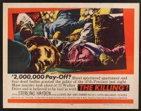4d236 KILLING 1/2sh '56 Stanley Kubrick directed, Sterling Hayden, Marie Windsor, dead bodies!