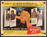4d276 MIDNIGHT LACE 1/2sh '60 Rex Harrison, John Gavin, fear possessed Doris Day as love once had!