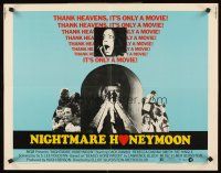4d296 NIGHTMARE HONEYMOON 1/2sh '73 do not see it with someone you love, it's only a movie!
