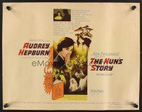 4d301 NUN'S STORY 1/2sh '59 religious missionary Audrey Hepburn was not like the others!
