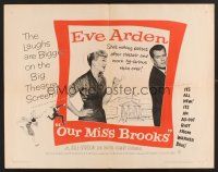 4d313 OUR MISS BROOKS 1/2sh '56 school teacher Eve Arden is making passes after classes!