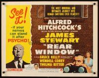 4d331 REAR WINDOW 1/2sh R62 Alfred Hitchcock, art of voyeur Jimmy Stewart & sexy Grace Kelly!