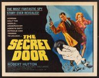 4d358 SECRET DOOR 1/2sh '64 Robert Hutton, WWII spies, most fantastic story ever revealed!
