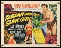 4d404 TARZAN & THE SLAVE GIRL style A 1/2sh '50 different art of Lex Barker w/animals & sexy women!