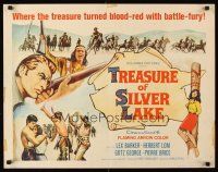 4d431 TREASURE OF SILVER LAKE 1/2sh '65 Der Schatz im Silbersee, Lex Barker, Herbert Lom!