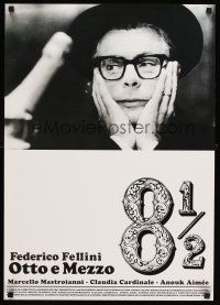 4d471 8 1/2 Japanese/Italian R08 Federico Fellini classic, great image of Marcello Mastroianni!