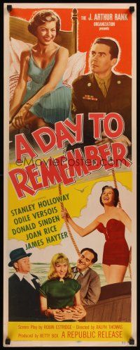 4e161 DAY TO REMEMBER insert '55 Stanley Holloway, Odile Versois, Donald Sinden!