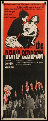 4e172 DEVIL'S BEDROOM insert '64 an outraged small Texas town with torches seeks vengeance!