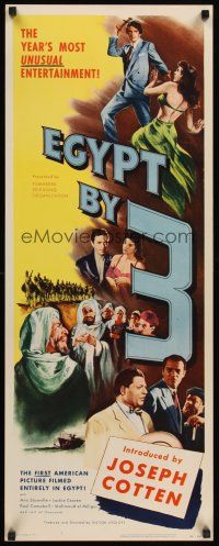 4e212 EGYPT BY 3 insert '53 the first American picture filmed entirely in Egypt!