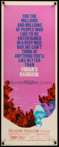 4e238 FINIAN'S RAINBOW insert '68 Fred Astaire, Petula Clark, directed by Francis Ford Coppola!