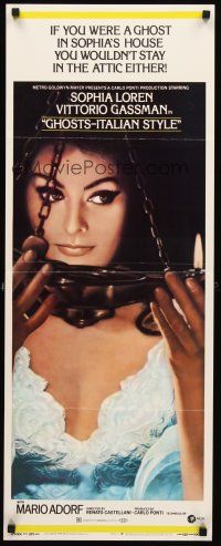 4e273 GHOSTS - ITALIAN STYLE insert '68 Questi fantasmi, sexy Sophia Loren close up!