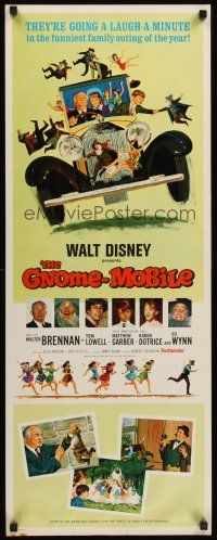 4e285 GNOME-MOBILE insert '67 Walt Disney fantasy, art of Walter Brennan & lots of little people!