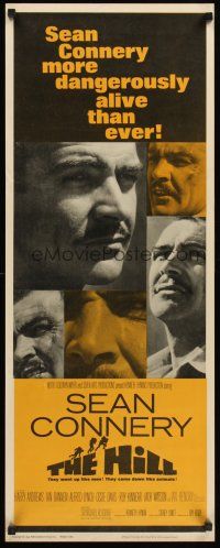 4e343 HILL insert '65 directed by Sidney Lumet, great close ups of Sean Connery!