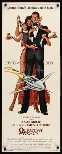 4e424 OCTOPUSSY insert '83 art of sexy Maud Adams & Roger Moore as James Bond by Daniel Goozee!