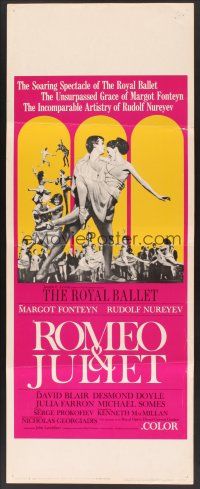 4e452 ROMEO & JULIET insert '66 Margot Fonteyn, Rudolf Nureyev, English ballet version!