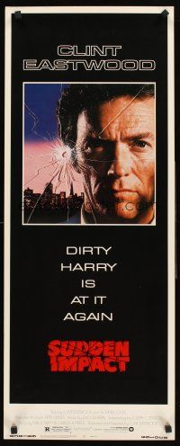4e491 SUDDEN IMPACT insert '83 Clint Eastwood is at it again as Dirty Harry, great image!