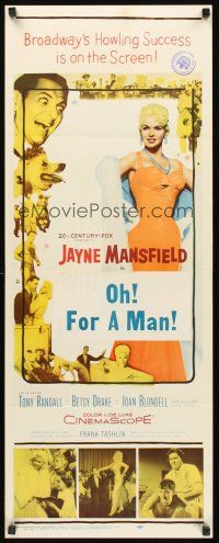 4e538 WILL SUCCESS SPOIL ROCK HUNTER insert '57 super sexy full-length Jayne Mansfield!
