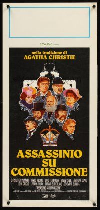 4e711 MURDER BY DECREE Italian locandina '79 Plummer as Sherlock Holmes, James Mason as Dr. Watson!