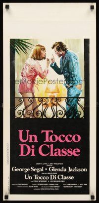 4e778 TOUCH OF CLASS Italian locandina '73 George Segal w/pants down arguing with Glenda Jackson!