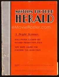 4f082 MOTION PICTURE HERALD exhibitor magazine July 21, 1956 fold-out for High Society, Bus Stop!