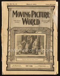 4f066 MOVING PICTURE WORLD exhibitor magazine March 6, 1915 Essanay Chaplin, Fatty Arbuckle!