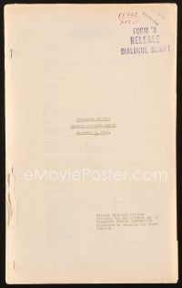4f149 HUSBAND'S HOLIDAY release dialogue script December 5, 1931 screenplay by Pascal & Shore