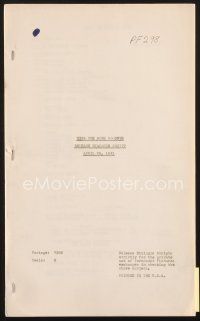 4f151 KISS THE BOYS GOODBYE release dialogue script Apr 28, 1941 screenplay by Tugend & Taylor