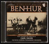 4f307 BEN-HUR soundtrack CD '91 music by Carl Davis & The Royal Liverpool Philharmonic Orchestra!