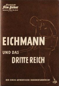 4f353 EICHMANN HIS CRIMES & JUDGMENT German program '61 from secret Nazi films never seen before!