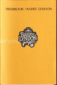 4f207 BARRY LYNDON pressbook '75 Stanley Kubrick, Ryan O'Neal, historical romantic war melodrama!